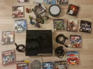 Playstation 3 + tilbehør 