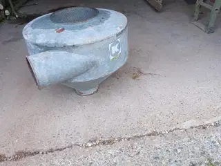 Cyklon til kornblæser