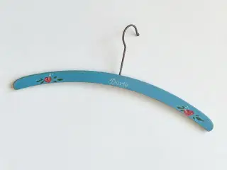 Vintage børnebøjle, lyseblå m blomster, Dorte