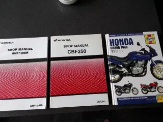 Værkstedshåndbøger div. Honda MC