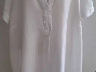 Flot storpige tunika i hør/viskose