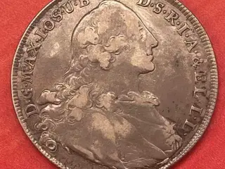 Sjælden sølvmønt – Bayern Thaler 1760