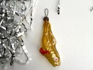 Vintage ornament, gul fisk, NB