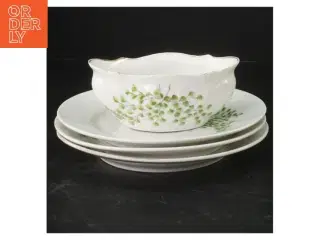 Linnea Hackefors (Tallerken. ø. 18,5. cm. Sukker skål. 13 cm)