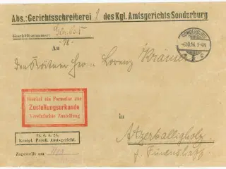 Amtsgericht Sonderburg, 1916