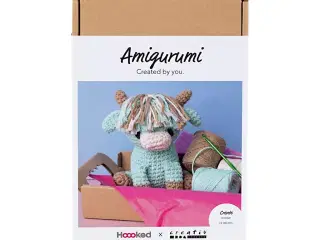 DIY Kit Amigurumi, Ko, beige, mint, 1 pk.