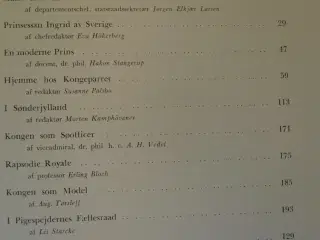 vort kongepar - sølvbryllupsbog - frederik IX og, 