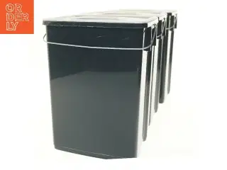 Sort affaldsspand sæt, 3 styk fra Curver (str. 30x20x15, 3 styk cm)