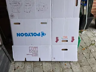 Kraftige flyttekasser sælges