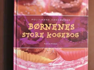 børnenes store kogebog, af katrine klinken, emne: 