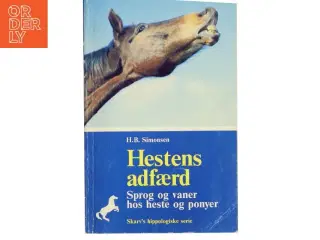 Hestens adfærd af H.B. Simonsen (Bog)