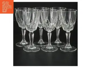 Sæt med 6 vandglas (str. 6 styk, 11,5x5 cm)