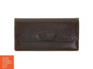 Brun clutch. Firben?  Slange?(str. 25 x 13 cm)
