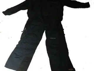 SKISÆT SORT, str. XL JAKKE OG BUKSER