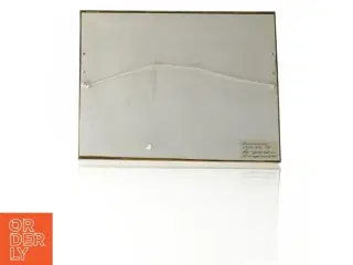 Indrammet landskabsmaleri (str. 26 x 22 cm)