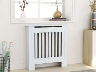Radiatorskjuler 78 cm MDF hvid