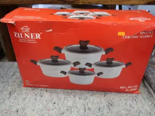 Grydesæt ZILNER 4 gryder m. låg