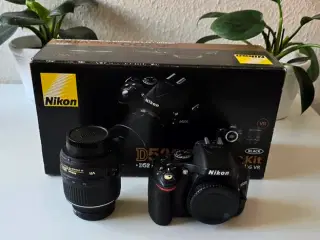 Nikon D5200 24,1 pixel spejlreflekskamera