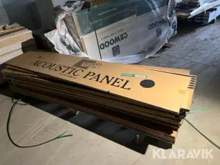 Akustik paneler Fibrotech Smoked oak quanti 16 stk