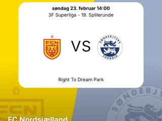 FC Nordsjælland - Sønderjyske Fodbold billetter 