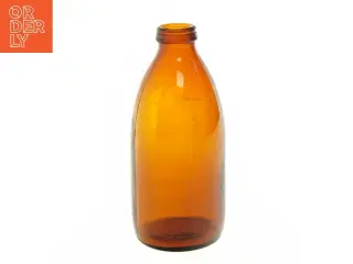 Vintage glasflaske 22 cm fra DKF (str. 22 cm)