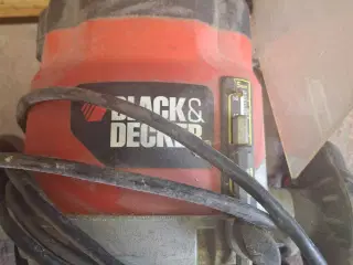 Black & Decker overfræser inkl jern