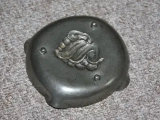 Alfenide tin skål  11,5 cm x 11 cm