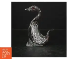 Glas Figur af fugl (str. 14 cm)