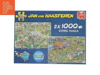 Jan Van Haasteren puslespil sæt fra Jumbo (str. 2 x 1000 brikker)