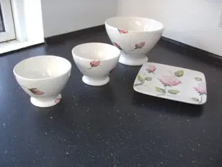 porcelæn med roser