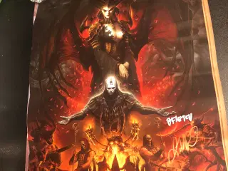 Blizzcon 2023 dev signed posters 