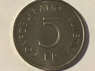 5 Francs Switzerland 1976