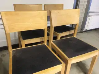 6 spiseboldsstole i bøg