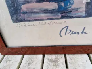 BENTE MERRILD signeret plakat