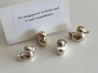 Bordkortholdere, 4 stk samlet