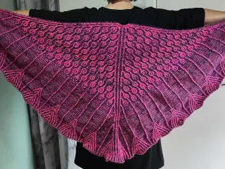 Sjal, homemade. Dropsdesign.