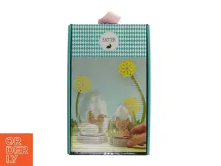 Påskeæg dekoration med træfigurer fra Creotime (str. 29,5x18 cm)
