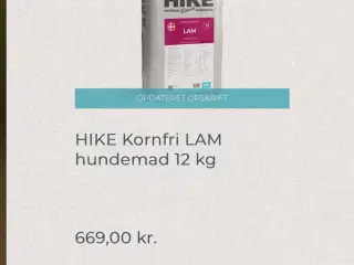 Kornfrit Hundefoder HIKE