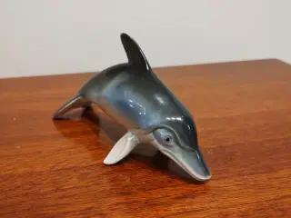 Fin porcelæns delfin