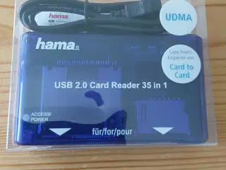 Hama 35 in 1 USB 2.0 Multi card kortlæser