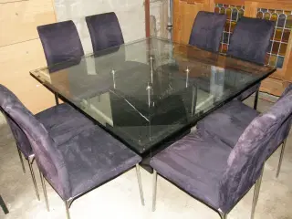 Spisebord + 8 stole