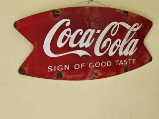 Emaljeskilt Coca-Cola