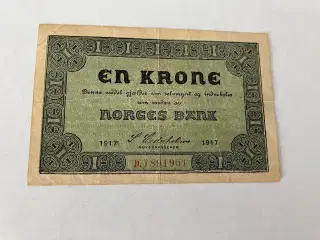 1 Krone Norge 1917