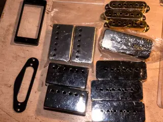 Guitar - pickupcovers.  Humbucker og singlecoil.