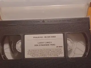 Lucky Luke Den syngende Tråd VHS