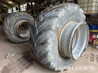 Tvillingehjul Michelin Axiobib 800/70R38 - 2 styk - med klemmer