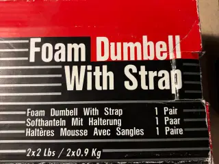 Håndvægte 2 stk a 0,9 kg