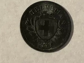 1 Rappen Switzerland 1943