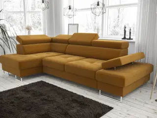 GALAKSE MINI HJØRNESOFA 170x280 Royal Velvet 10 VENSTRE