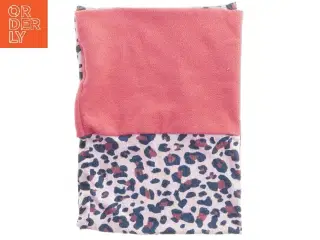 Varm fleece halsedisse med leopardmønster (str. 26x68 cm)